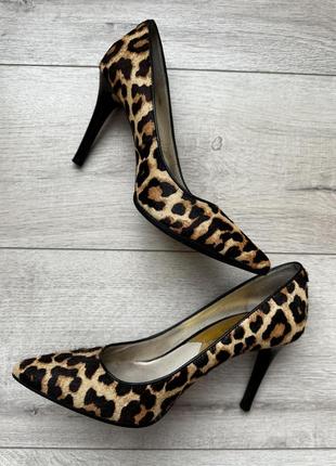 Туфлі michael kors леопардовий принт розмір 38(us7)2 фото