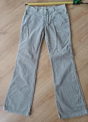 Брюки клеш вельветовые винтаж vintage wrangler талия 80 см made in ausa1 фото