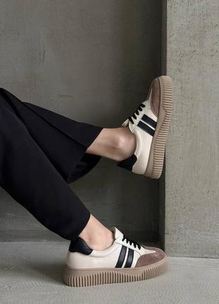 Шкіряні кеди жіночі