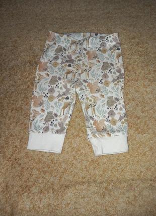 Фирменные штанишки 3-6мес