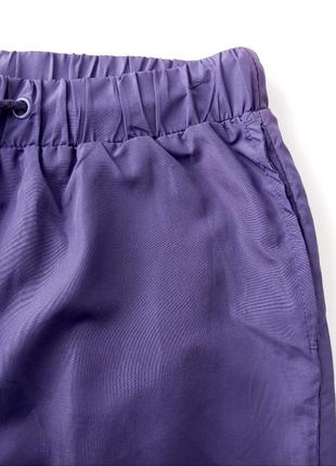 Повседневные женские брюки s. фиолетовые брюки8 фото