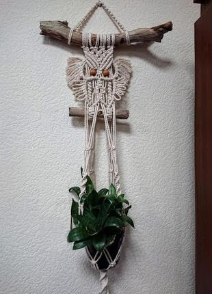 Декоративне підвісне кашпо для кімнатних рослин