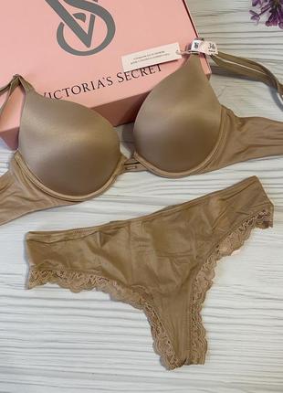 Роскошный комплект белья victoria's secret люкс серия оригинал1 фото