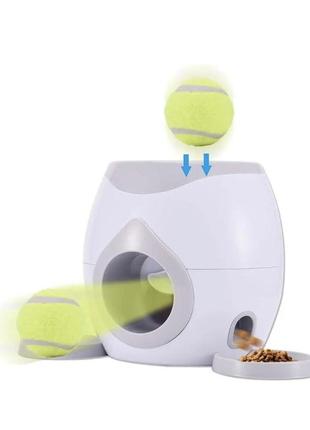 Інтерактивна машина для метання тенісних м'ячів dog ball toy для собак1 фото