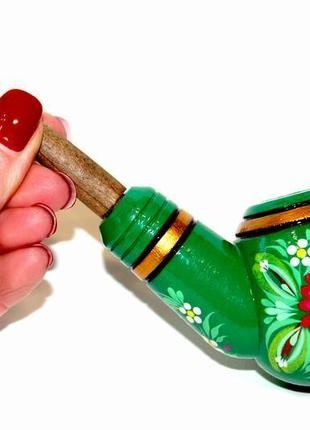 Деревянная курительная трубка ручной работы.2 фото