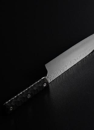 Кухонный нож сантоку ручной работы5 фото