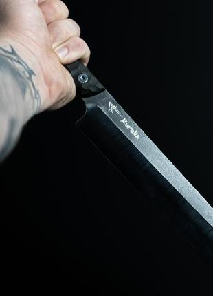 Кухонный нож танто-янагиба ручной работы5 фото