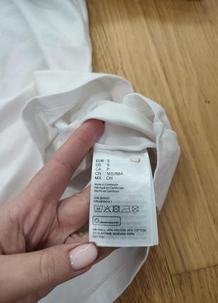 Футболка с буфами h&amp;m, блузка,топ,квадратный вырез3 фото