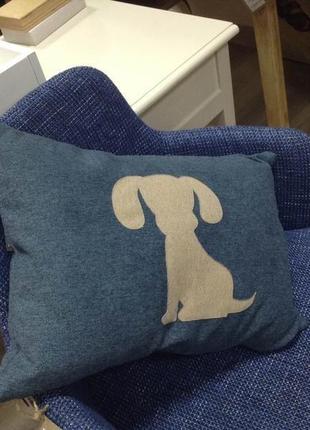 Декоративная подушка "щенок" pillow design