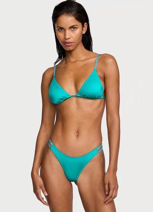 Kупальник victoria's secret swimwear shine strap triangle bikini1 фото