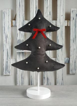 Интерьерная елка для новогоднего декора. текстильная елка .идея подарка на рождество.3 фото