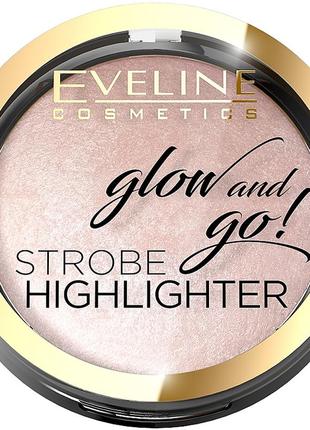 Хайлайтер eveline cosmetics glow and go strobe highlighter2 фото