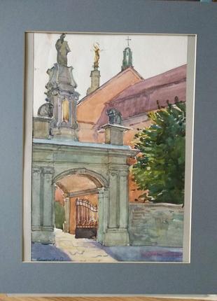 Г. каменец -подольский. ворота кафедрального собора.3 фото