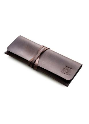 Чохол для окулярів glasses case brown just feel6 фото