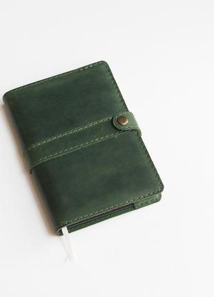 Шкіряний блокнот, щоденник, гравіювання тексту або логотипу