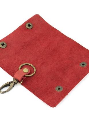 Подарунковий жіночий набір в коробці handycover №43 червоний (ключниця, обкладинка id паспорт)9 фото