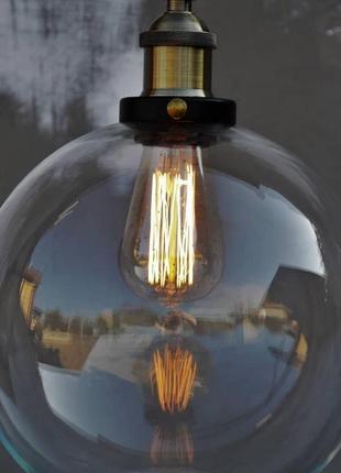 Стеклянная лампа2 фото