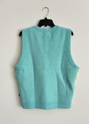 Жилетка stussy brushed mohair vest оригинал ganni acne jacquemus6 фото