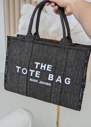 Люксова сумочка tote bag текстиль