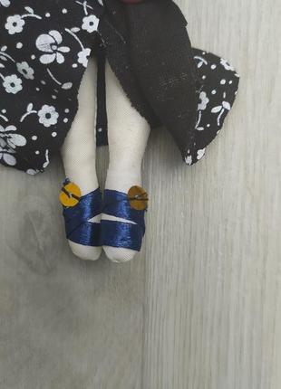 Кукла "сабина" в стиле тильда, текстильная, интерьерная5 фото