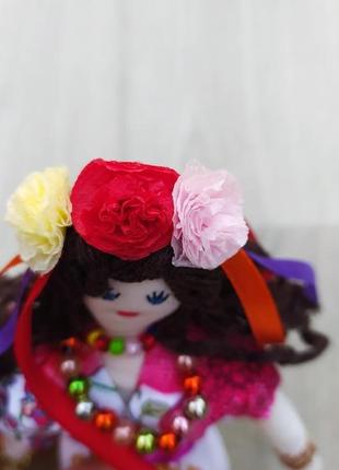 Кукла "гуцулка" в стиле тильда, текстильная, интерьерная6 фото