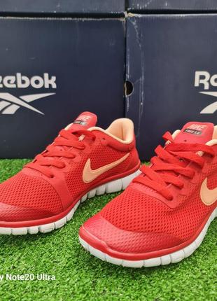 Женские беговые кроссовки nike free 3.0  486988-521 36 38р5 фото