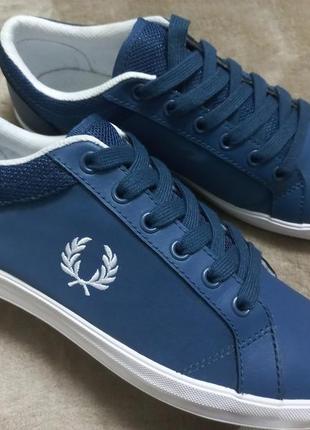 Мокасины кроссовки кожа муж.39 fred perry вьетнам1 фото