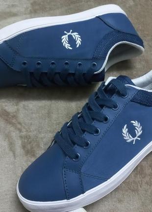 Мокасины кроссовки кожа муж.39 fred perry вьетнам5 фото