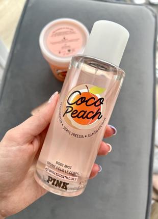 Спрей для тіла coco peach victoria’s secret1 фото