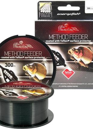 Волосінь 0.20 мм 300 метрів 5.45 кг carp expert method feeder teflon