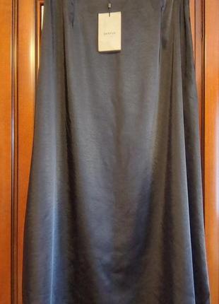 Стильная атласная юбка а- силуэта премиум класса от gestuz.