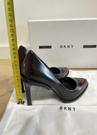 Dkny обувь туфли 37 р оригинал кожаные туфли бордо10 фото