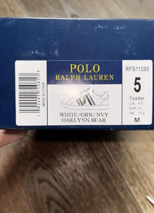 Детские кроссовки ralph lauren5 фото