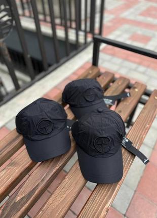 Stone island nylon cap black1 фото