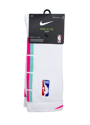 Баскетбольні шкарпетки nike elite nba l 42-46 високі з технологією dri-fit1 фото