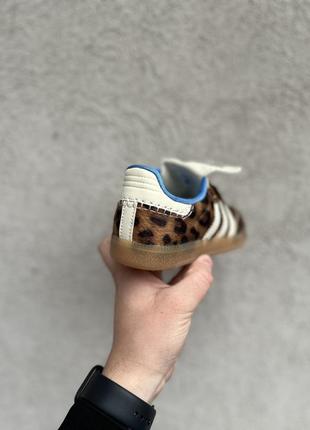 Леопардовые кроссовки adidas samba wales bonner leopard 364 фото