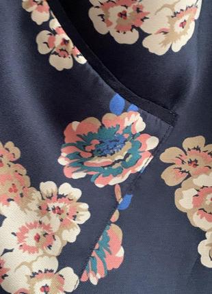 Нова неймовірно стильна блуза блузка в квітковий принт zara4 фото