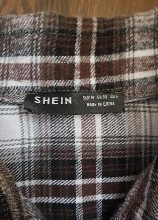Рубашка в клетку shein p.m2 фото