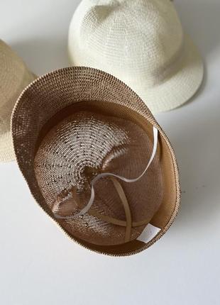 Панама кепка плетена унісекс3 фото