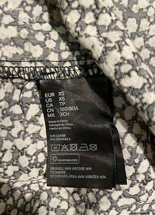 Платье цветочный принт h&m 3