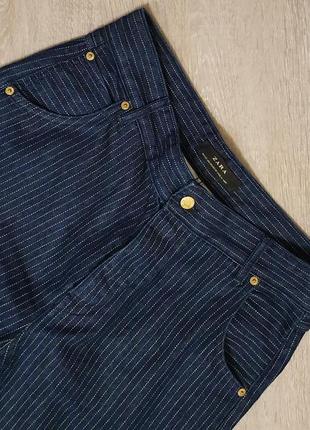 Продаются стильные джинсовые шорты в полоску от zara5 фото