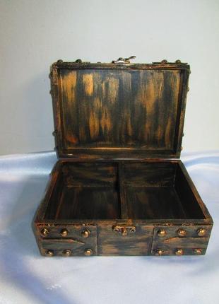 Скринька в стилі стімпанк (steampunk),скринька для грошей,фотографій,прикрас4 фото