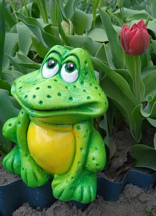 Садовий декор жаба 5345 фото