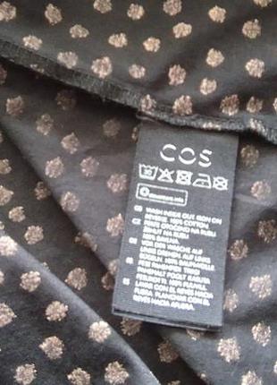 Котонова трикотажна блуза лонгслів преміум класу від cos.7 фото
