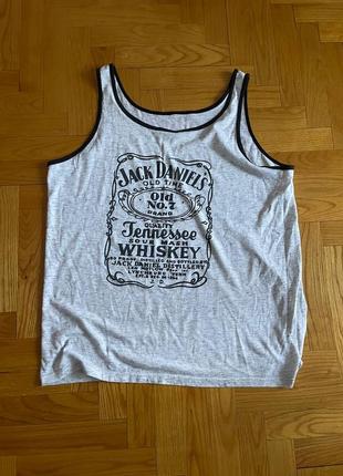 Майка jack daniel's біла1 фото