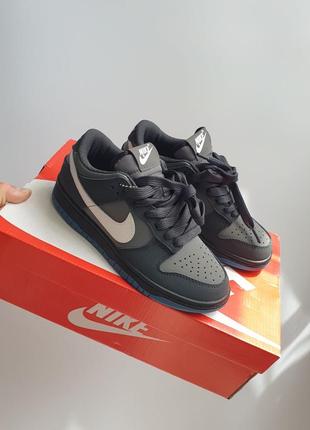 Кросівки nike sb dunk low •grey blue•2 фото