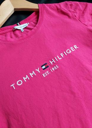 Женская хлопковая футболка tommy hilfiger3 фото