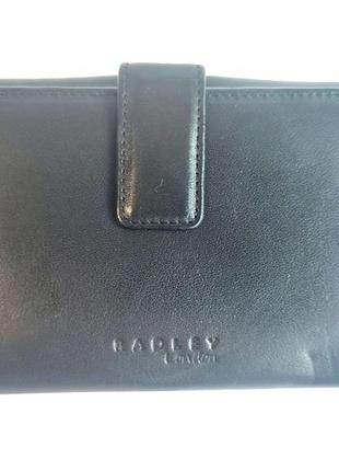 Кошелек кожаный черный radley3 фото