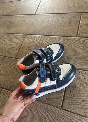 Кроссовки кожа дышащие ортопедические для мальчика ботинки тапочки