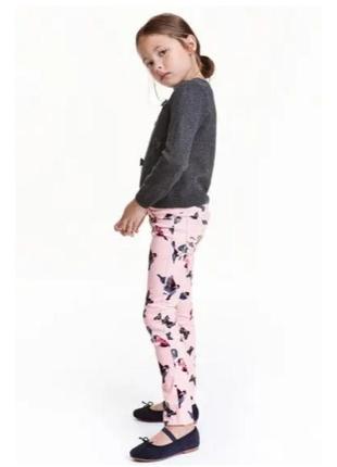 Детские нежно розовые велветовые брюки h&amp;m